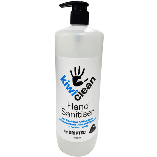 kiwi clean instant moisturising hand sanitiser 1 litre